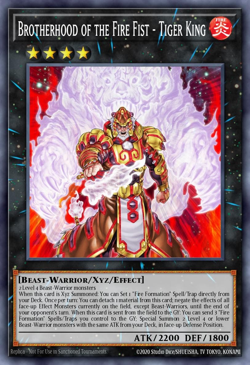 Brotherhood of the Fire Fist - Tiger King #CT11-EN001