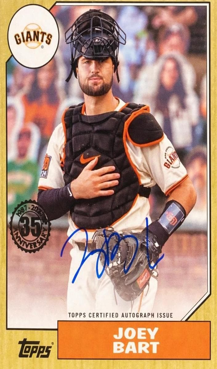 Joey Bart trading card
