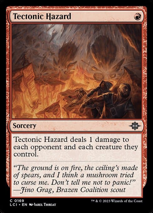 Tectonic Hazard 2023 Magic: The Gathering Lost Caverns of Ixalan