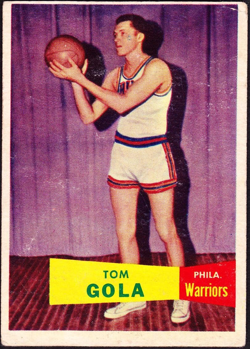 Tom Gola 1957 topps Topps