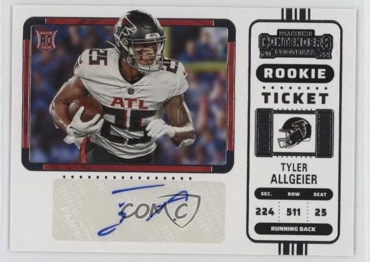 Tyler Allgeier 2022 panini