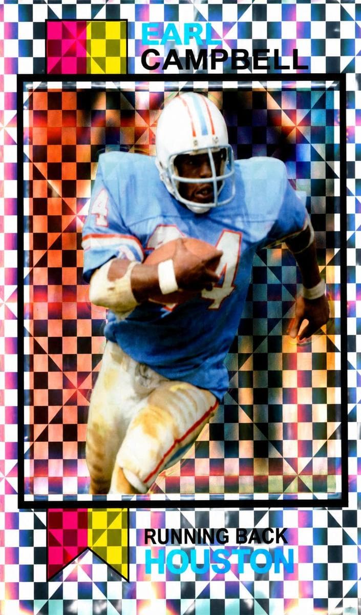 Earl Campbell 2023 topps Topps Composite