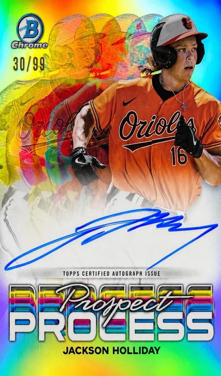 Jackson Holliday 2023 bowman Bowman Chrome
