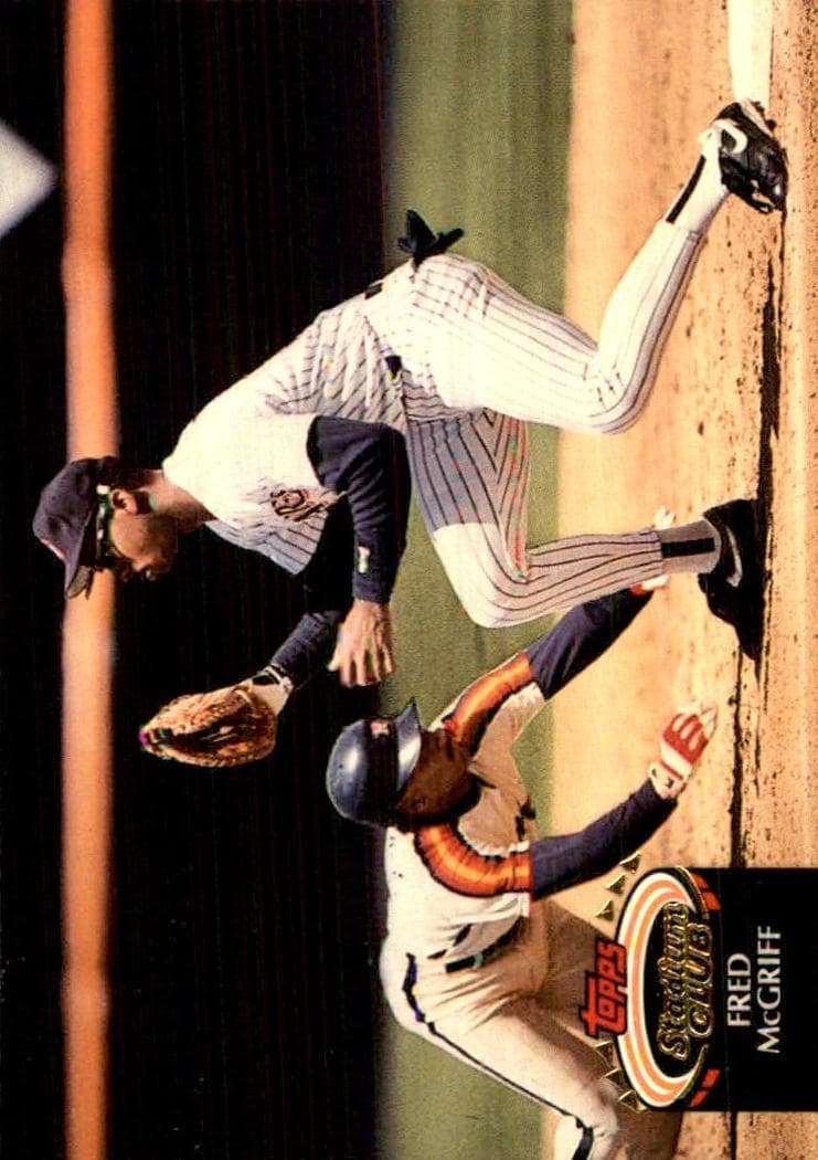 Fred McGriff 1992 unknown Stadium Club