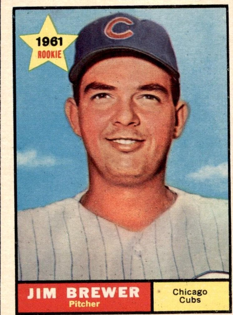 Jim Brewer 1961 topps Topps