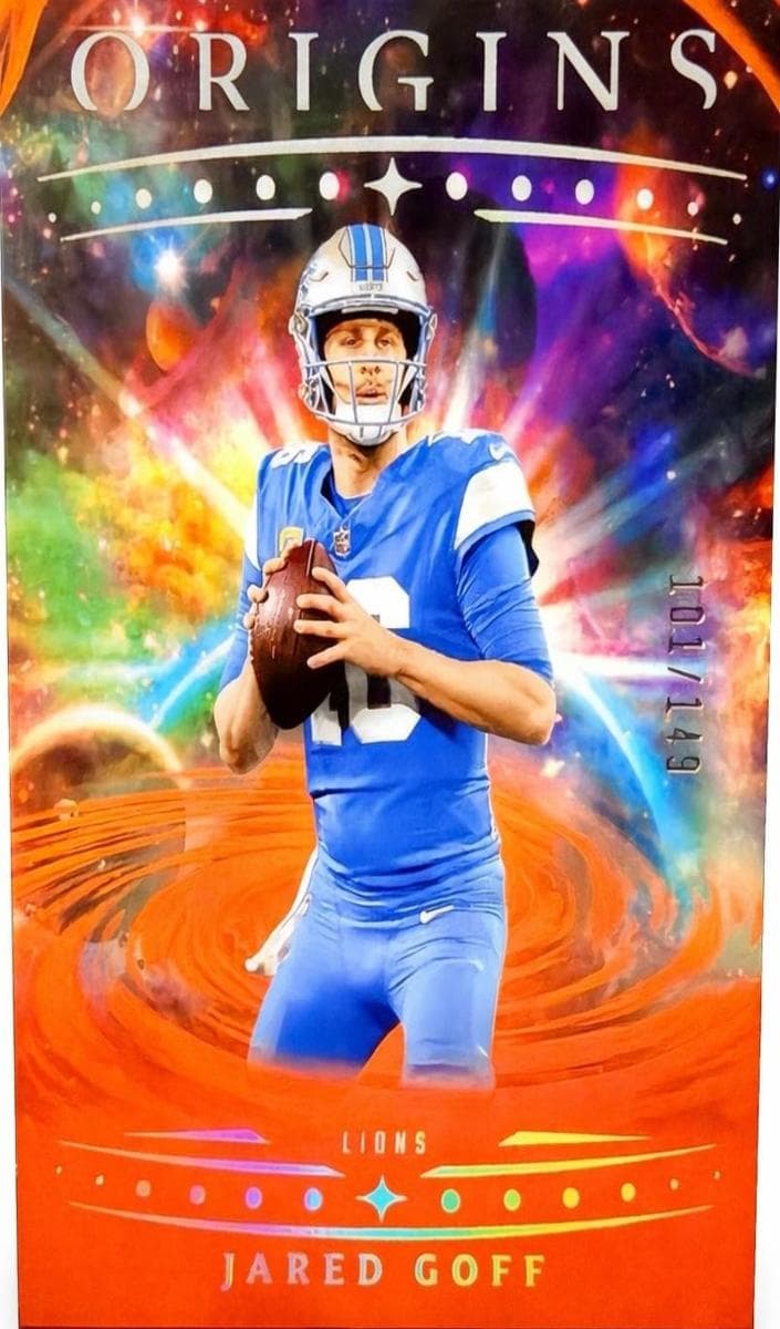 Jared Goff 2025 panini Panini Origins