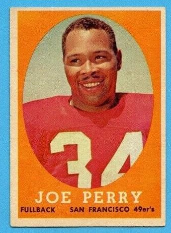 Joe Perry 1958 topps Topps