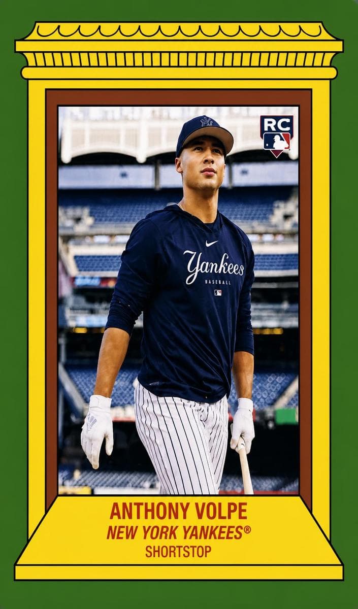 Anthony Volpe 2023 topps Throwback Thursday
