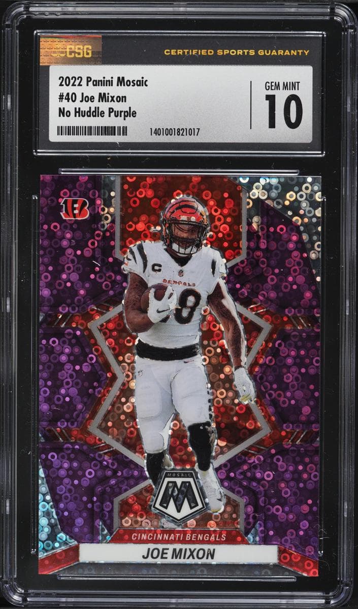 Joe Mixon 2022 panini Panini Mosaic