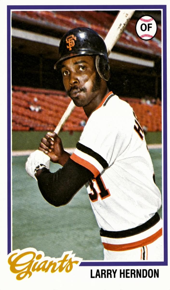 Larry Herndon 1978 topps Topps