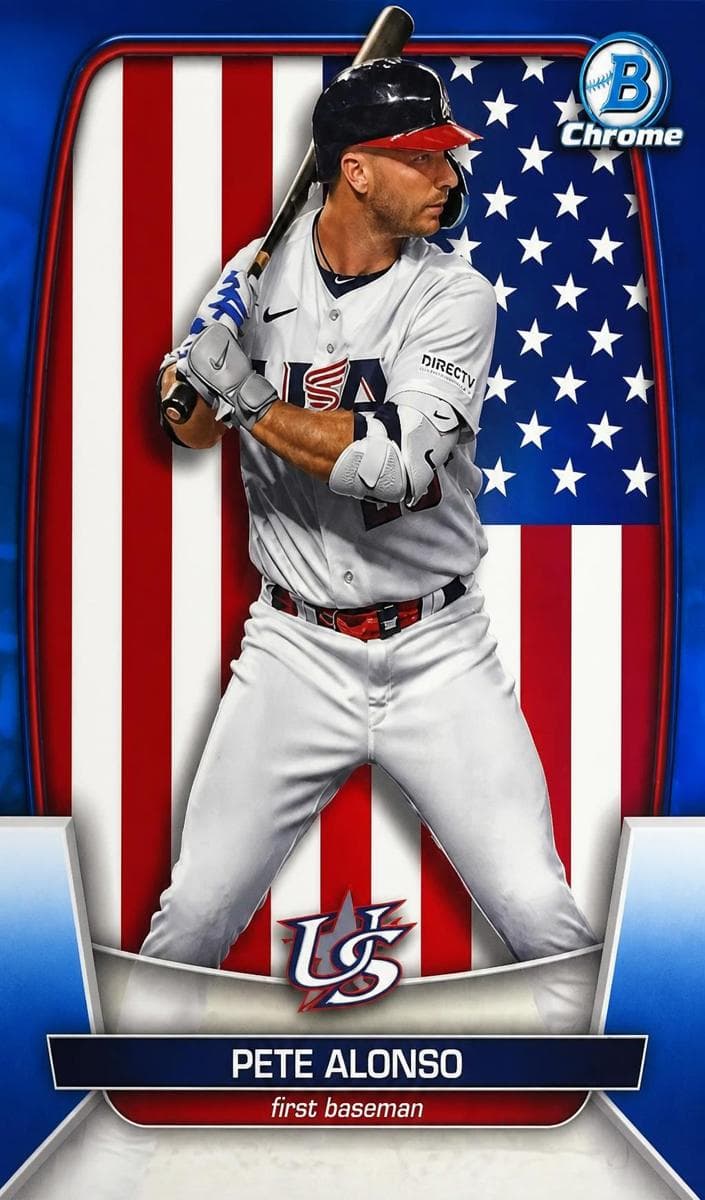 Pete Alonso 2023 bowman Bowman Chrome