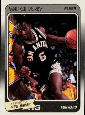 Walter Berry trading card