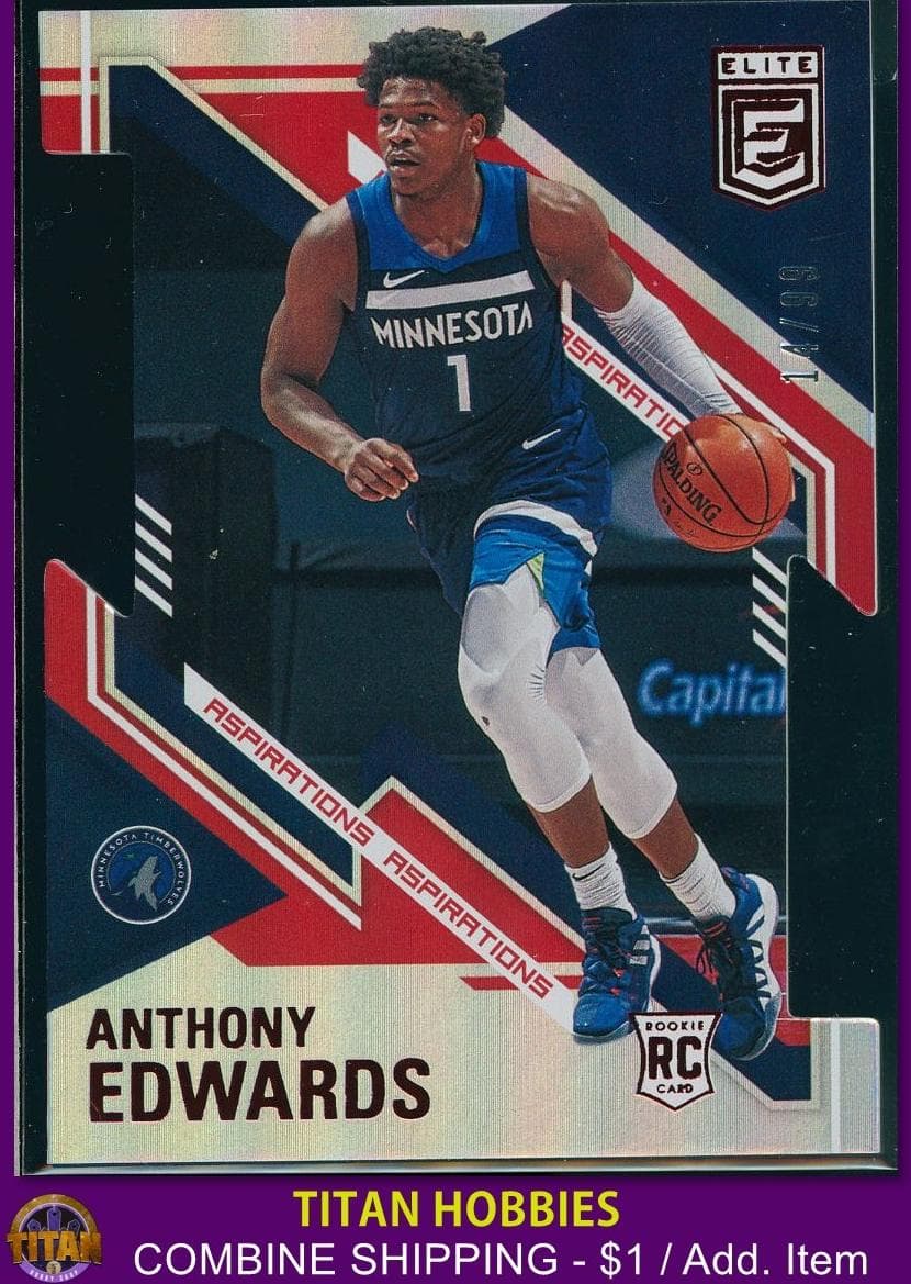 Anthony Edwards 2020 panini Panini Donruss Elite