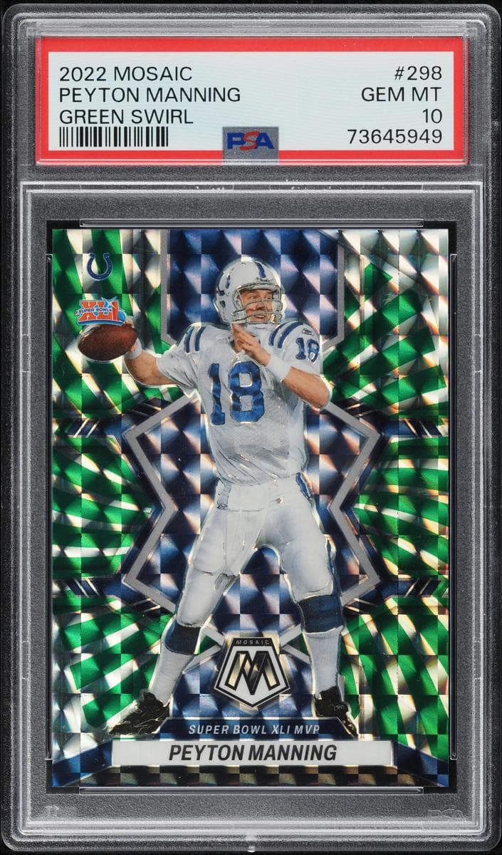 Peyton Manning 2022 panini Panini Mosaic