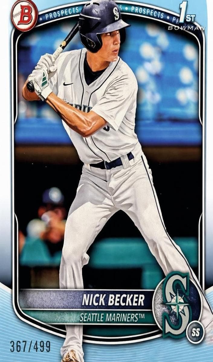 Nick Becker 2025 bowman Draft