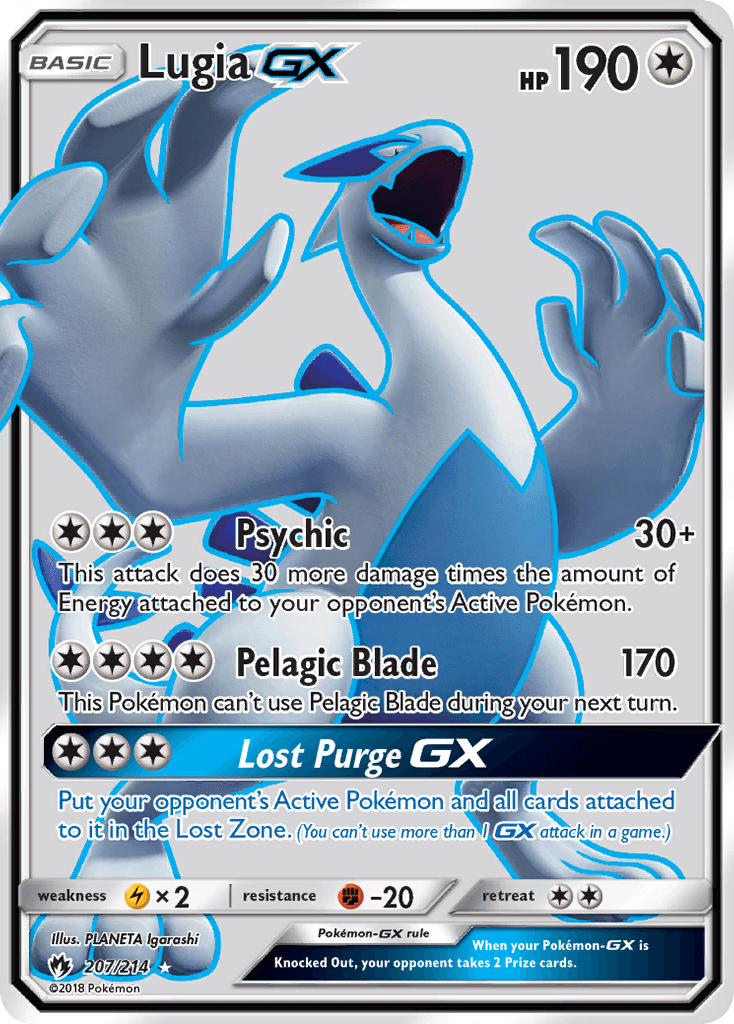 Lugia GX 2018 Pokemon