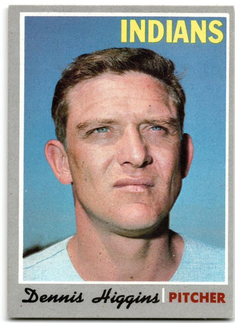 Dennis Higgins 1970 topps Topps
