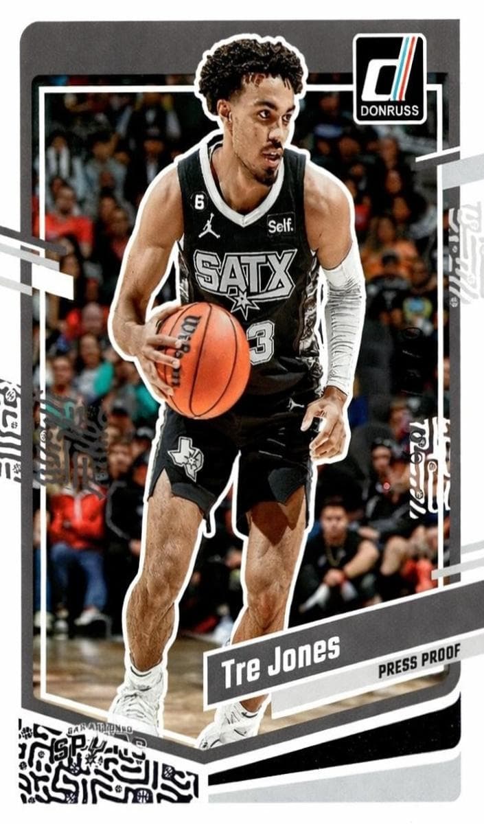 Tre Jones trading card
