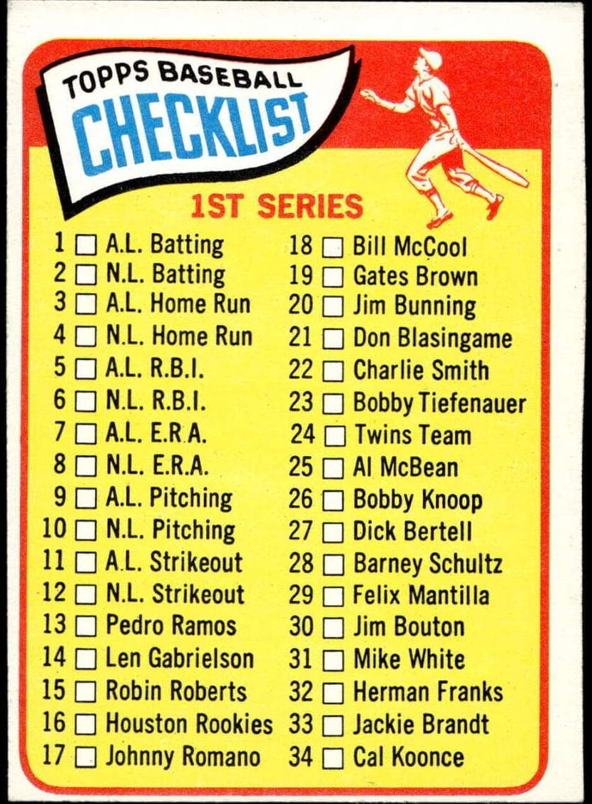 1st Series Checklist: 1-88 #79