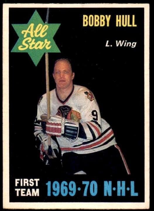 Bobby Hull 1970 topps O-Pee-Chee