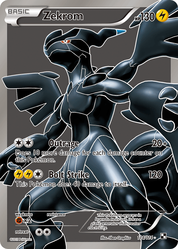 Zekrom 2011 Pokemon Black & White