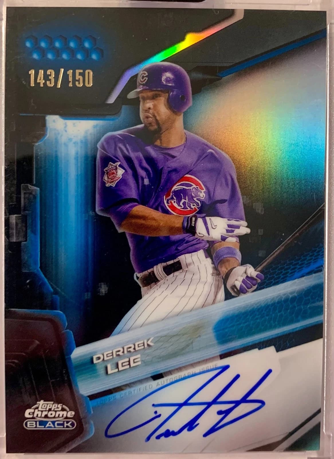 Derrek Lee 2026 topps Topps Chrome Black