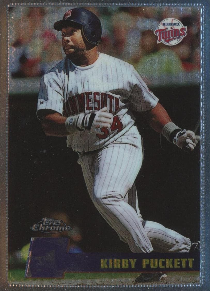 Kirby Puckett 1996 topps Topps Chrome