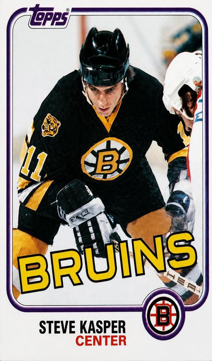 Steve Kasper 1981 topps Hockey East