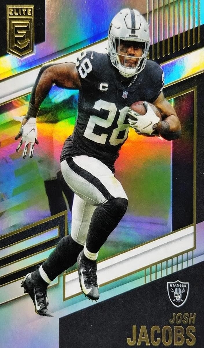 Josh Jacobs 2022 panini Donruss Elite