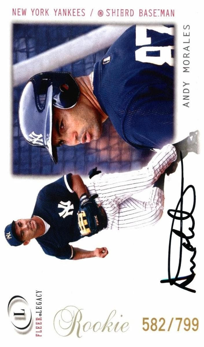 Andy Morales 2001 fleer Fleer Legacy