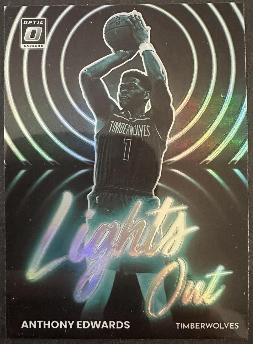 Anthony Edwards 2022 panini Donruss Optic