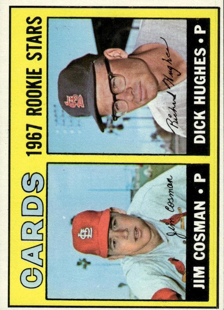 Cards 1967 Rookie Stars (Jim Cosman / Dick Hughes) #384