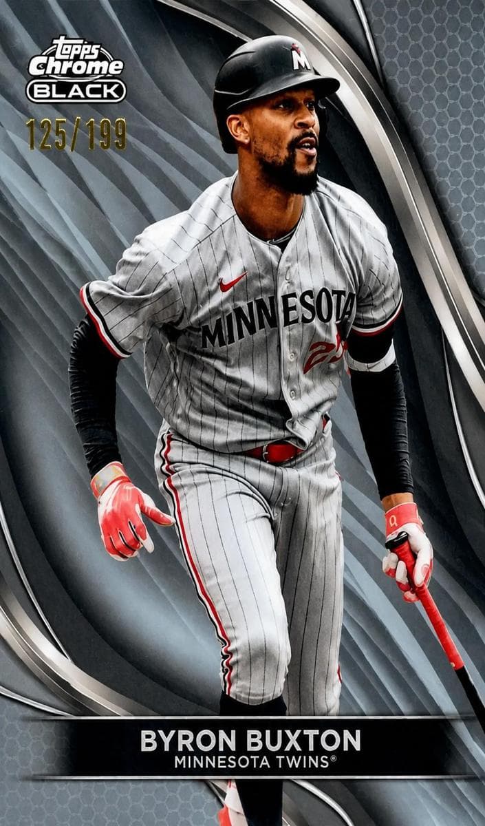 Byron Buxton 2024 topps Topps Chrome Black