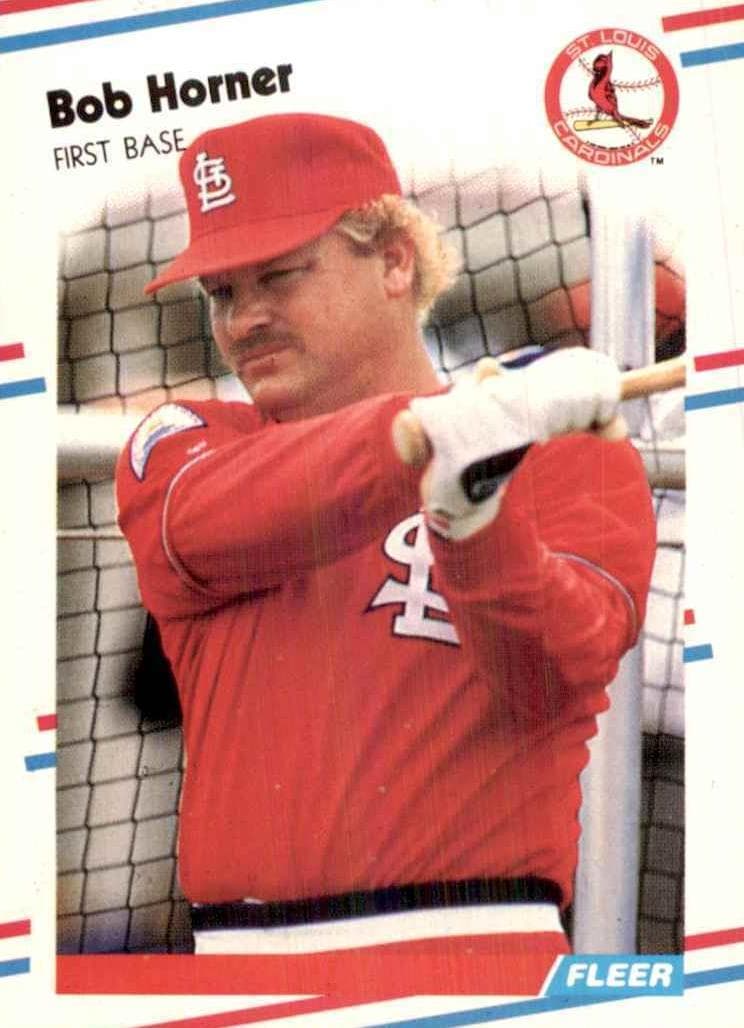 Bob Horner 1988 fleer