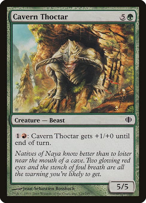 Cavern Thoctar 2008 Magic: The Gathering Shards of Alara