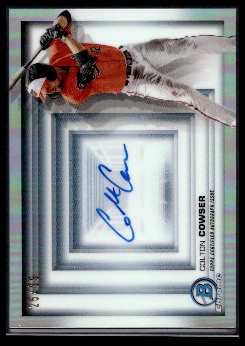 Colton Cowser 2022 bowman Bowman Heritage