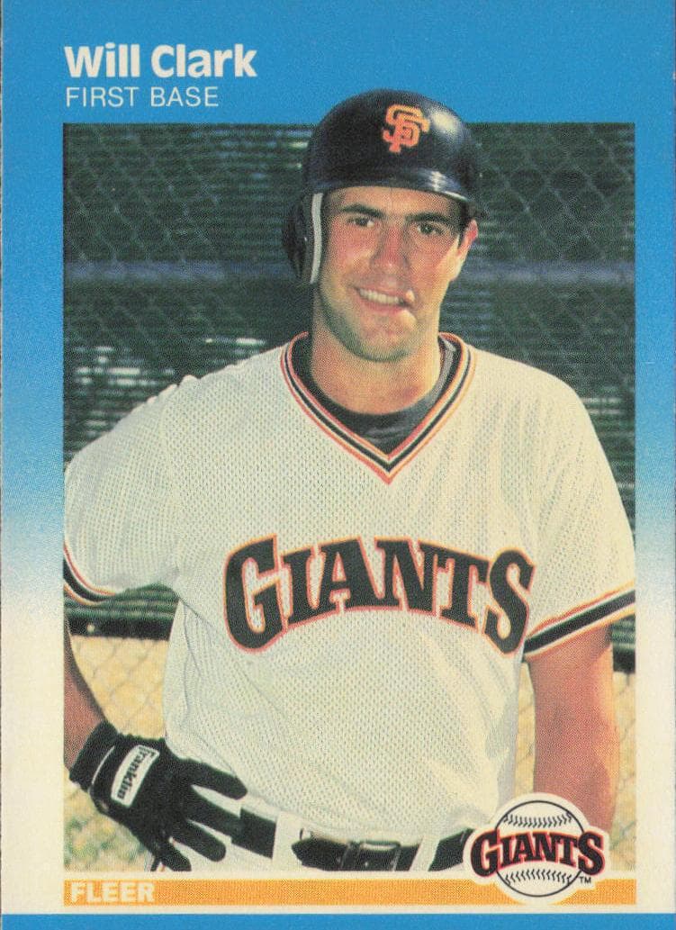Will Clark trading card