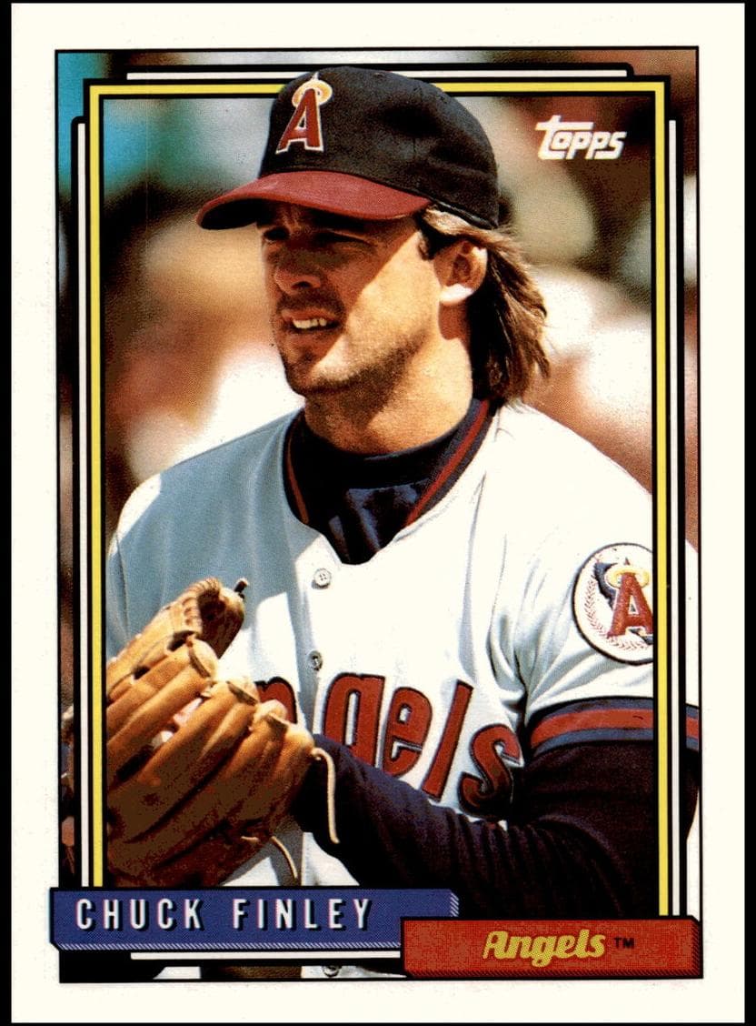 Chuck Finley 1992 topps Topps