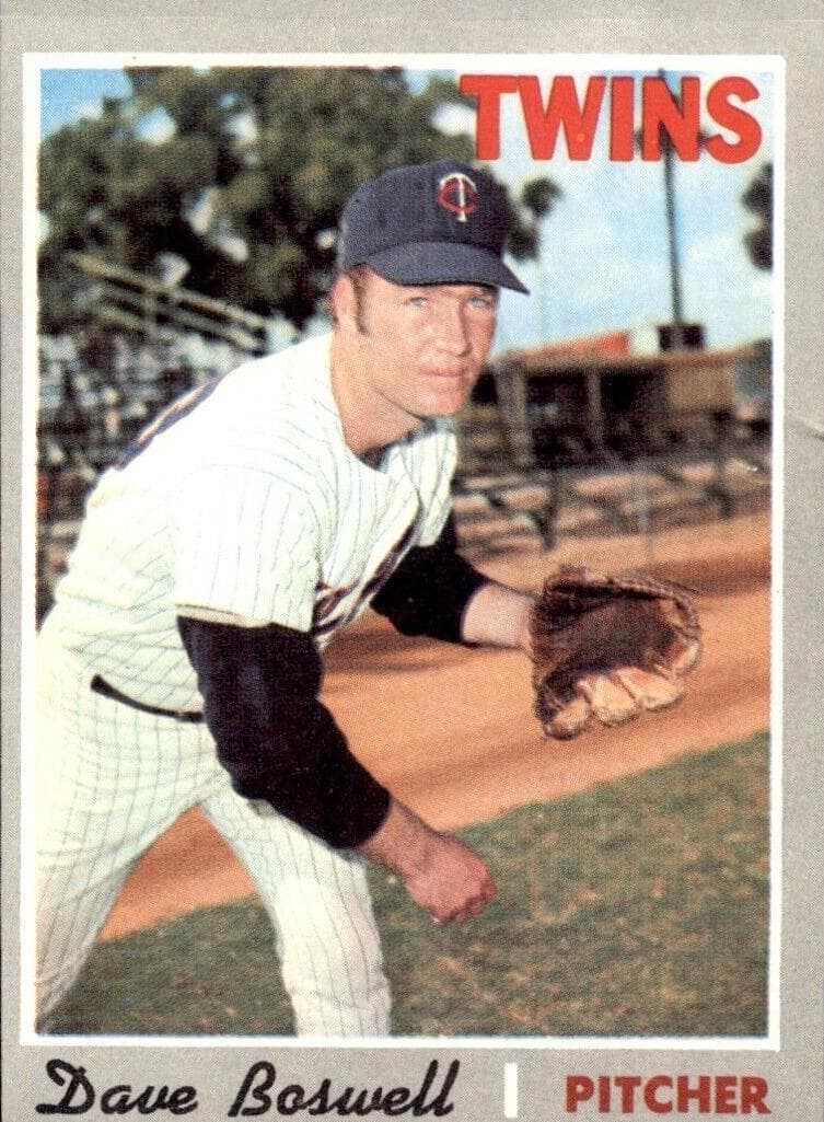 Dave Boswell 1970 topps Topps