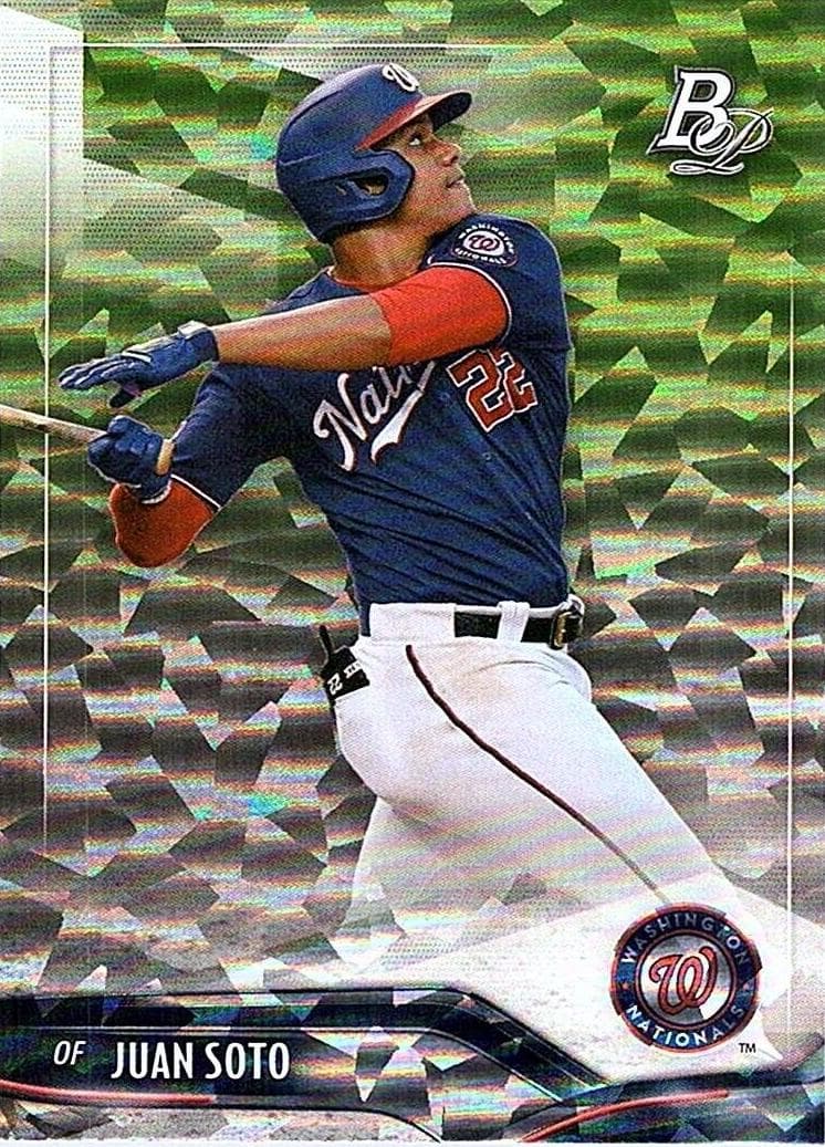 Juan Soto 2021 bowman Bowman Platinum