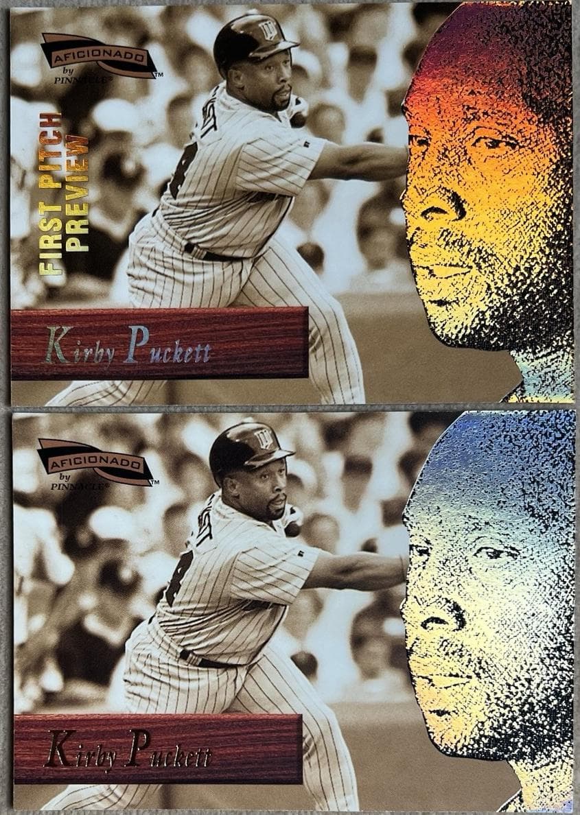 Kirby Puckett 1996 unknown Pinnacle Aficionado