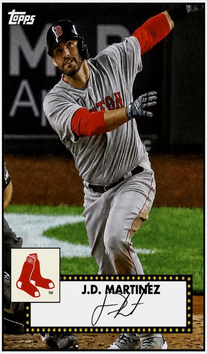 J.D. Martinez 2021 topps Topps