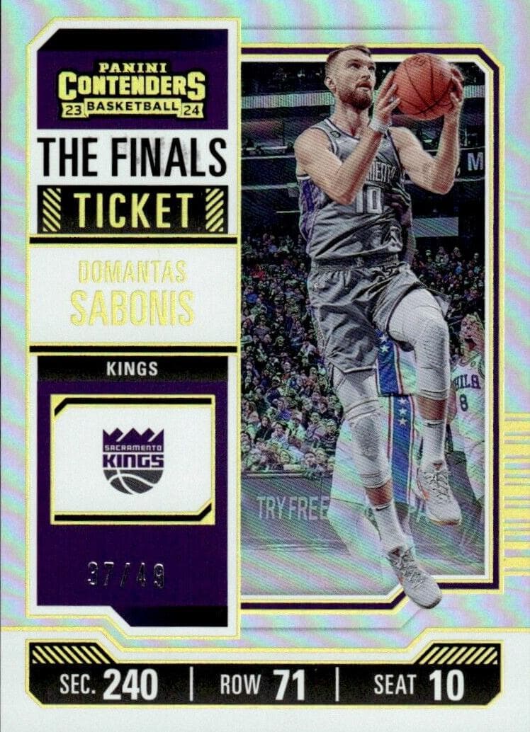 Domantas Sabonis 2023 panini Panini Contenders