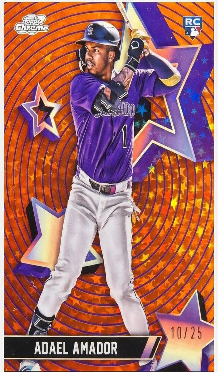 Adael Amador 2025 topps Topps Cosmic Chrome