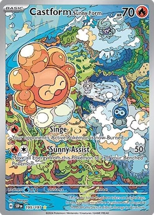 Castform Sunny Form #195