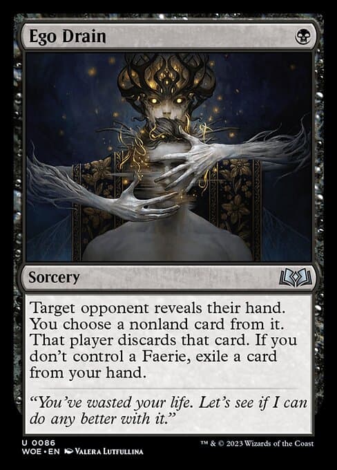 Ego Drain 2023 Magic: The Gathering Wilds of Eldraine