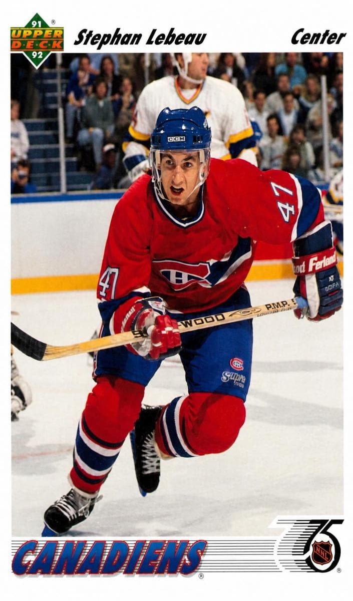 Stephan Lebeau 1991 upper-deck Upper Deck
