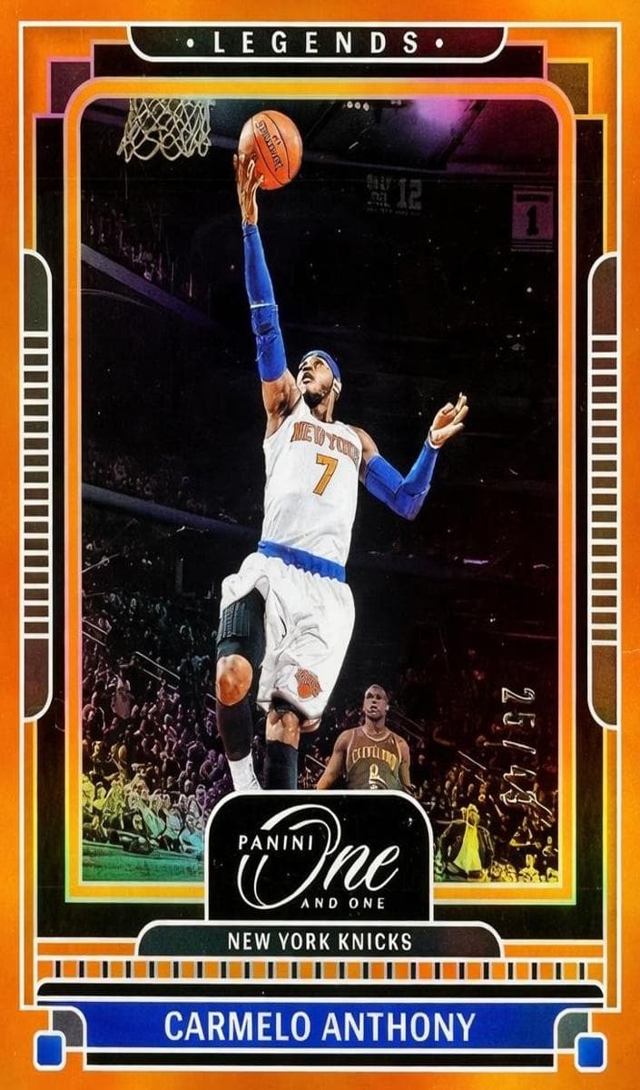 Carmelo Anthony 2024 panini Panini One and One