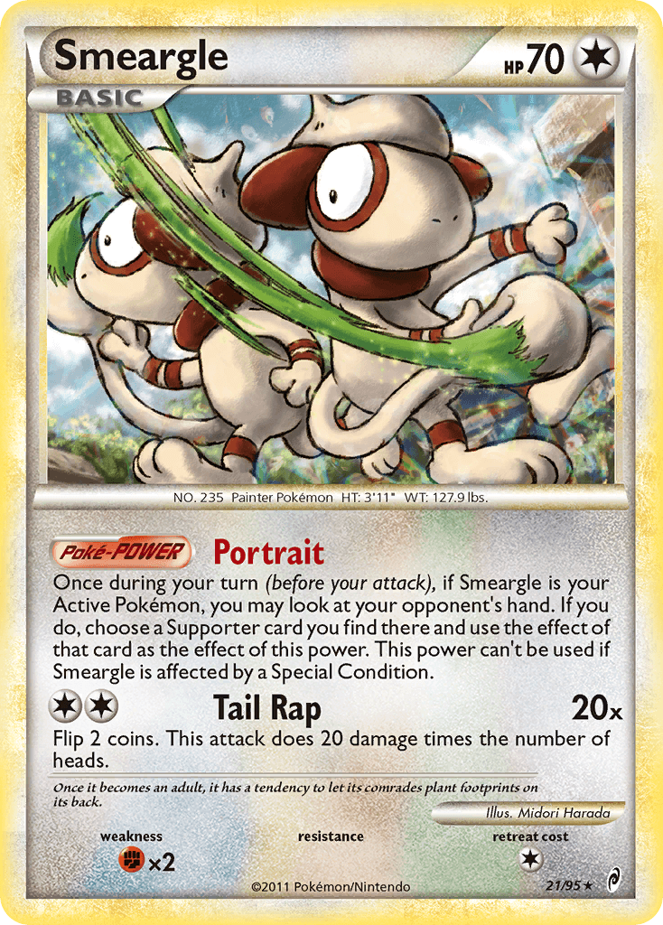 Smeargle 2011 Pokemon Call of Legends