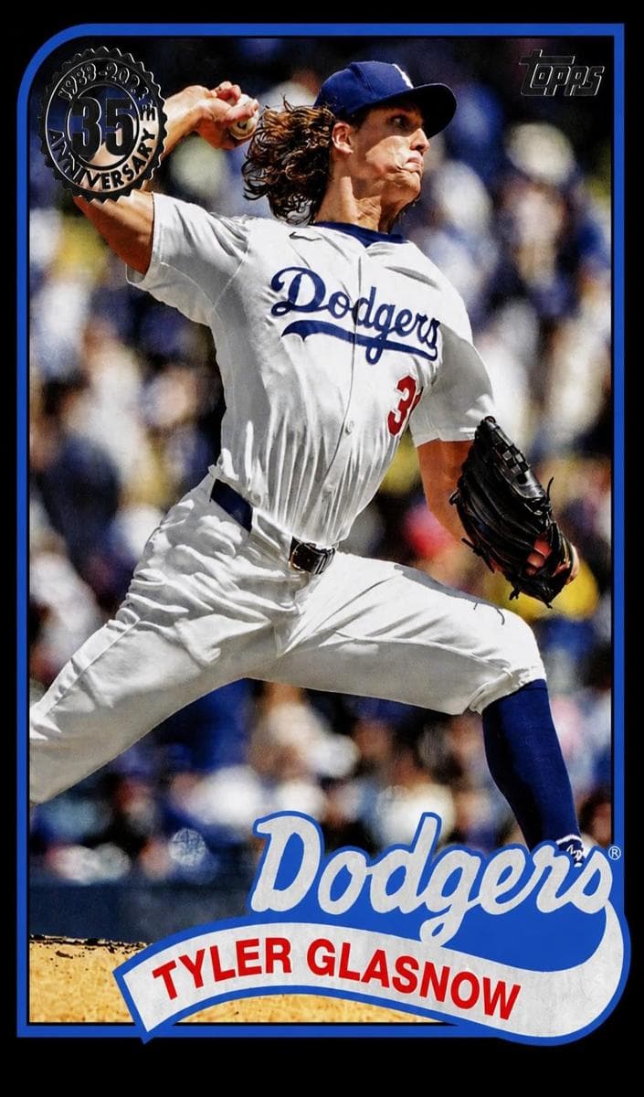 Tyler Glasnow 2024 topps Topps Update